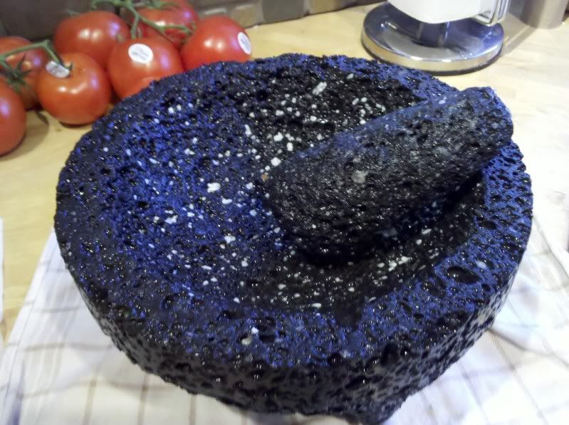 Bumble Brandi: How to Cure and Season a Molcajete