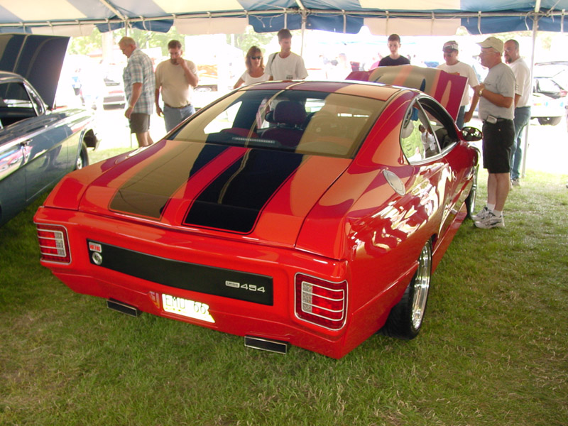 Here are some really old pics of a GTO someone modified to be a Chevelle