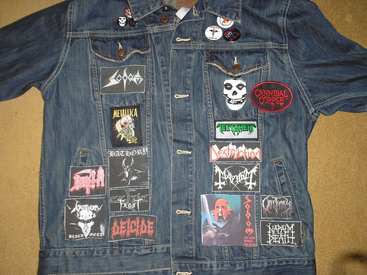 Patched Jean Jacket