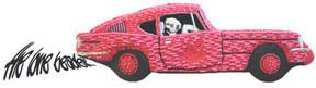 Lone Beader Banksy Pink Car