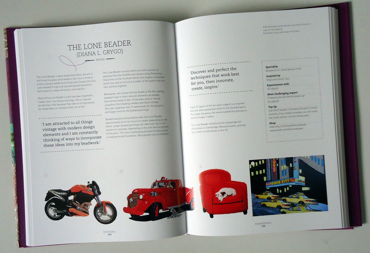 book feature mastering the art of embroidery beadwork bead sophie long uk