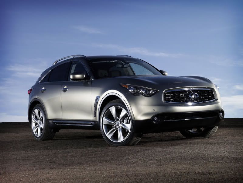 Infiniti Fx 350. 2)V8 4.8 350 horsepower and