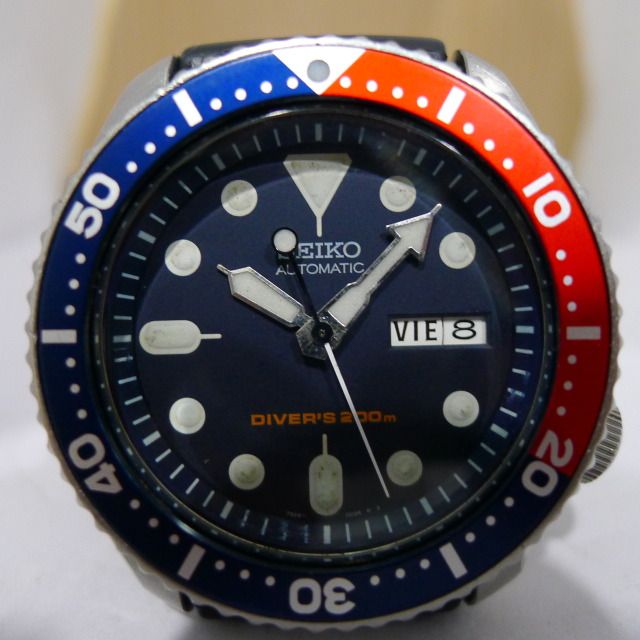 Sold Seiko Skx009 7s26 0020 Automatic Pepsi Diver Watchuseek Watch Forums 0796