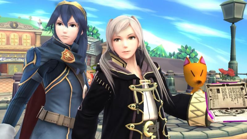 Lucina & Robin have a moment