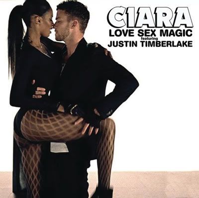 Official UK cover for 'Love Sex Magic' Official UK 'Love Sex Magic' single cover