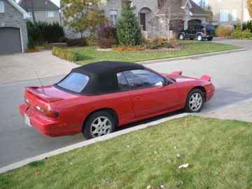 I buy a 240sx convertible in february. It cames from Florida. It was looking like that