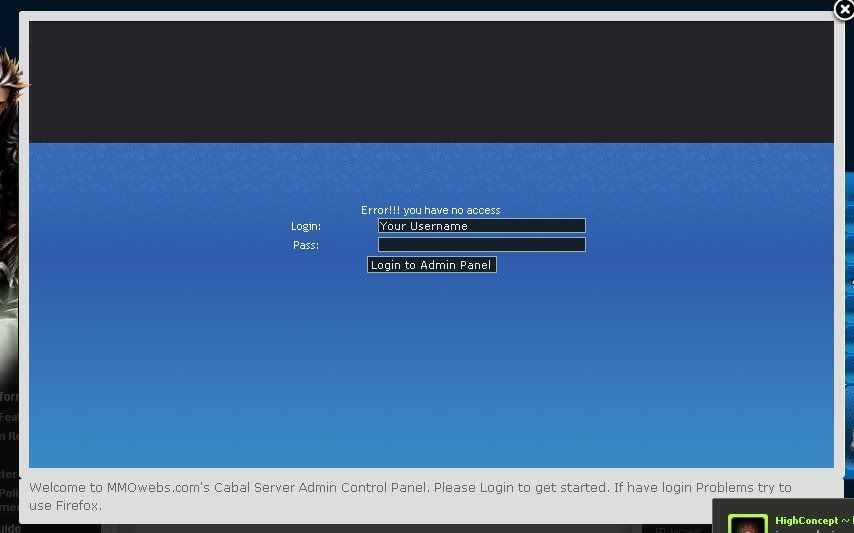 silvermcd - Can't Login CABAL TOOLZ - RaGEZONE Forums