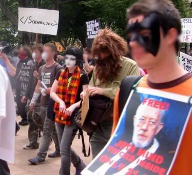 free jedi mind tricks inside:  Protesters in Sydney.