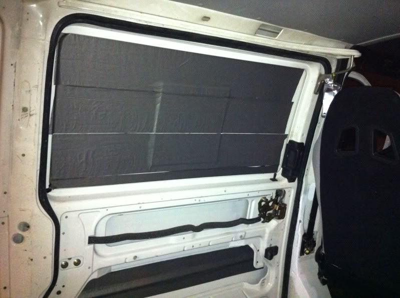 BEST WAY to insulate and cover upper sliding door panel? VW T4 Forum