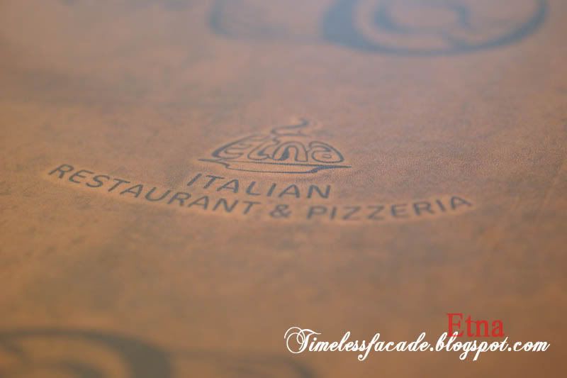 Etna Italian Restaurant Menu
