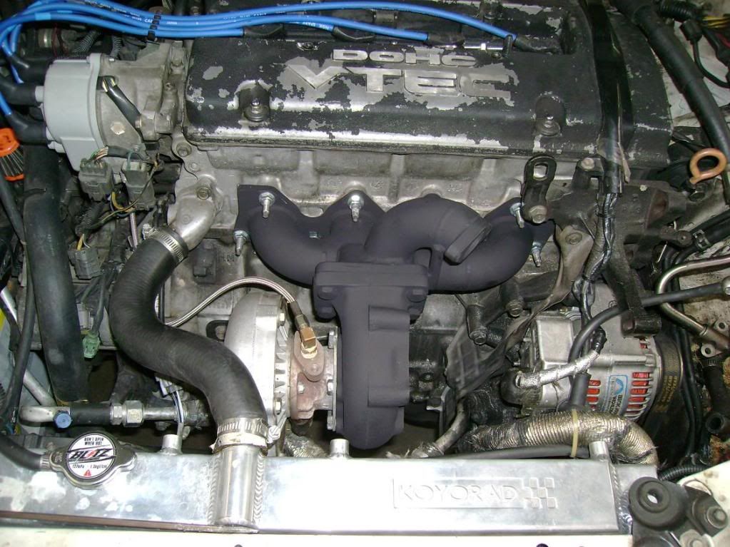 92 Accord H22A, LHT Turbo Manifold