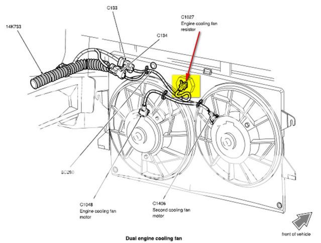 car running without coolant fan resistor? - Ford Focus ... york drive coolant diagram 