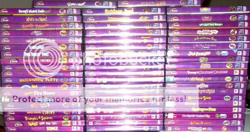 Barney Set of 59 DVD 100 Songs Episodes New