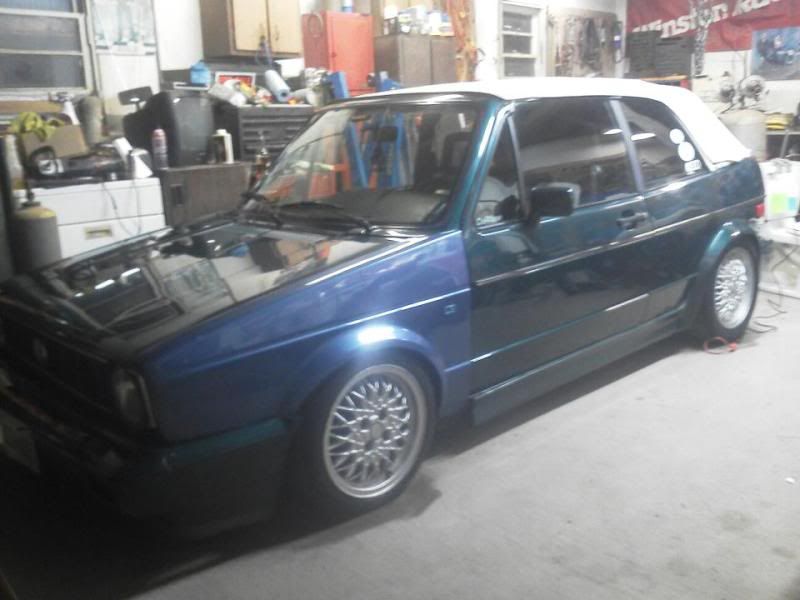 89 vw cabriolet coilovers installation