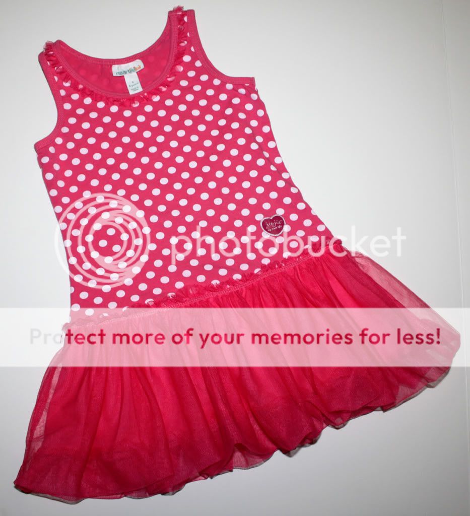 Naartjie polka dot JIE JIE DRESS set 3pc in Lizzy 4 capris headband 