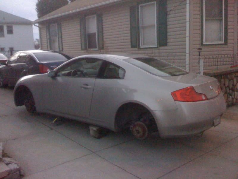 All 4 Tires+rims stolen from my G35 | Infiniti G35 G37 Forum