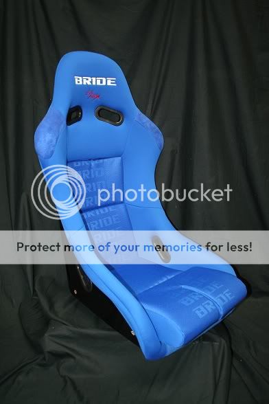 Pair 2 Bride VIOS Low Max Blue Gradation Racing Seats