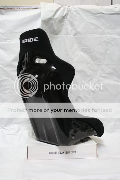 Single 1 BRIDE ZETA Black RACING SEAT black back  